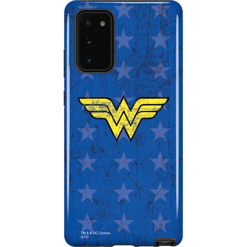 DC Comics Wonder Woman Emblem on Flag Galaxy Note20 5G Pro Case
