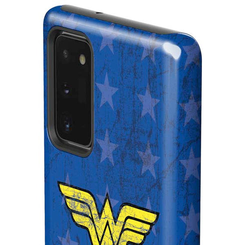 DC Comics Wonder Woman Emblem on Flag Galaxy Note20 5G Pro Case