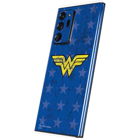 DC Comics Wonder Woman Emblem on Flag Galaxy Note20 Ultra 5G Skin