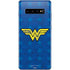 DC Comics Wonder Woman Emblem on Flag Galaxy S10 Plus Skin