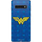 DC Comics Wonder Woman Emblem on Flag Galaxy S10 Skin