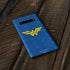 DC Comics Wonder Woman Emblem on Flag Galaxy S10 Skin
