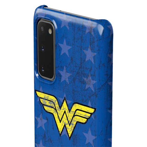 DC Comics Wonder Woman Emblem on Flag Galaxy S20 Lite Case