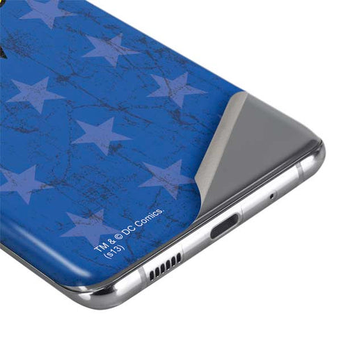 DC Comics Wonder Woman Emblem on Flag Galaxy S20 Skin