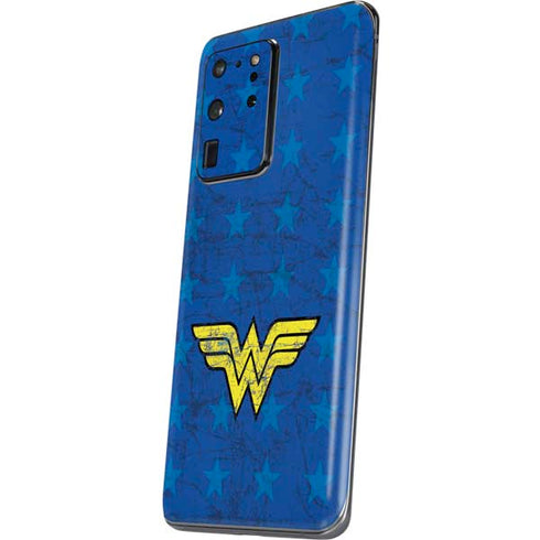 DC Comics Wonder Woman Emblem on Flag Galaxy S20 Ultra 5G Skin