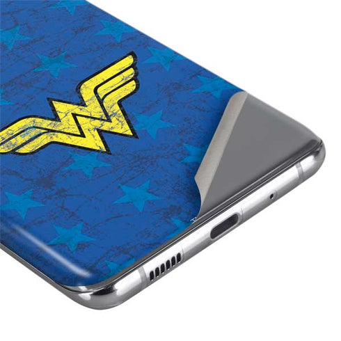 DC Comics Wonder Woman Emblem on Flag Galaxy S20 Ultra 5G Skin