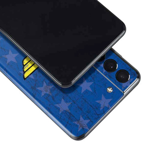 DC Comics Wonder Woman Emblem on Flag Galaxy S21 5G Skin
