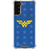DC Comics Wonder Woman Emblem on Flag Galaxy S21 FE Clear Case