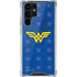 DC Comics Wonder Woman Emblem on Flag Galaxy S22 Ultra Clear Case
