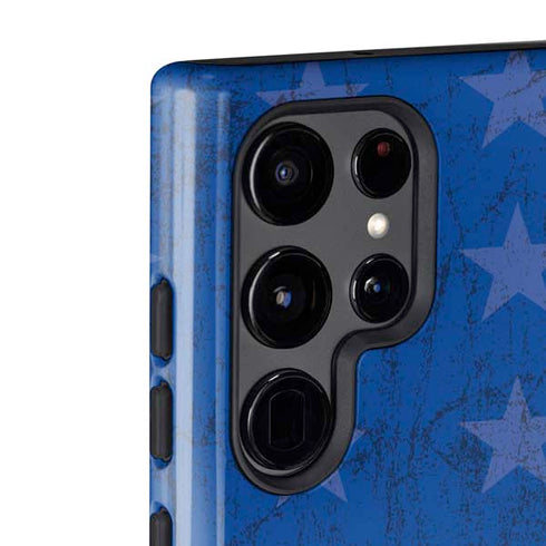 DC Comics Wonder Woman Emblem on Flag Galaxy S22 Ultra Pro Case