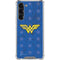 DC Comics Wonder Woman Emblem on Flag Galaxy S23 Plus Clear Case