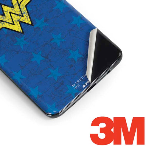 DC Comics Wonder Woman Emblem on Flag Galaxy S9 Plus Skin