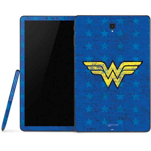 DC Comics Wonder Woman Emblem on Flag Samsung Galaxy Tab Skin