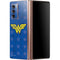 DC Comics Wonder Woman Emblem on Flag Galaxy Z Fold2 5G Skin
