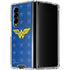 DC Comics Wonder Woman Emblem on Flag Galaxy Z Fold4 5G Clear Case