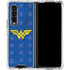 DC Comics Wonder Woman Emblem on Flag Galaxy Z Fold4 5G Clear Case