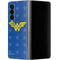 DC Comics Wonder Woman Emblem on Flag Galaxy Z Fold4 5G Skin