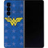 DC Comics Wonder Woman Emblem on Flag Galaxy Z Fold4 5G Skin