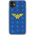 DC Comics Wonder Woman Emblem on Flag iPhone 11 Clear Case