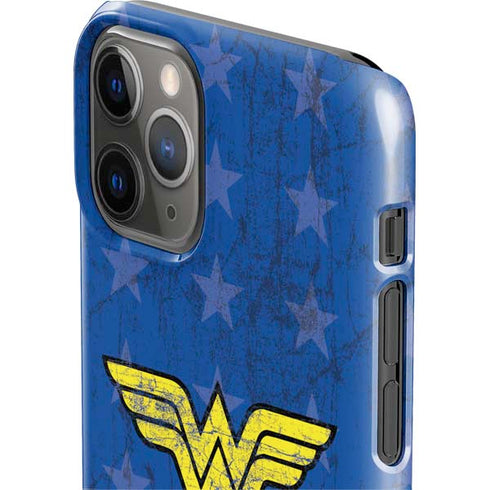 DC Comics Wonder Woman Emblem on Flag iPhone 11 Pro Lite Case