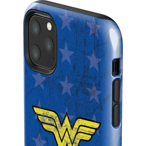DC Comics Wonder Woman Emblem on Flag iPhone 11 Pro Max Impact Case