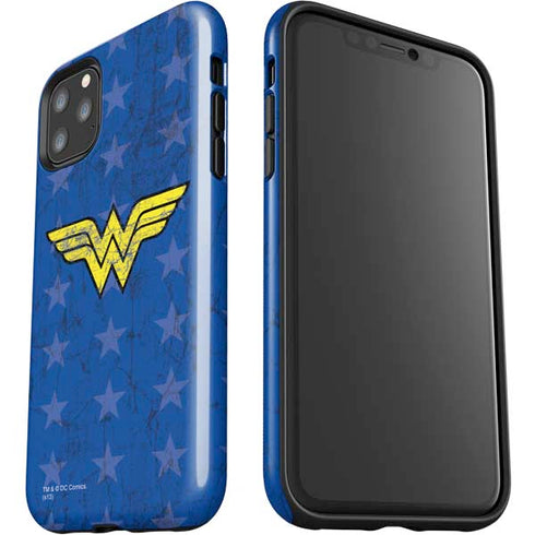 DC Comics Wonder Woman Emblem on Flag iPhone 11 Pro Max Impact Case