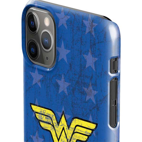 DC Comics Wonder Woman Emblem on Flag iPhone 11 Pro Max Lite Case