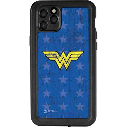 DC Comics Wonder Woman Emblem on Flag iPhone 11 Pro Max Waterproof Case