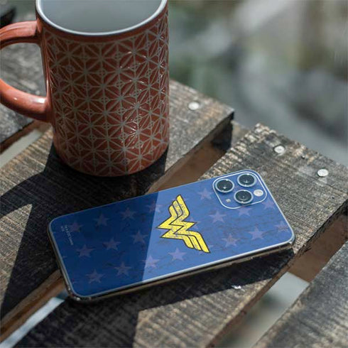 DC Comics Wonder Woman Emblem on Flag iPhone 11 Pro Skin