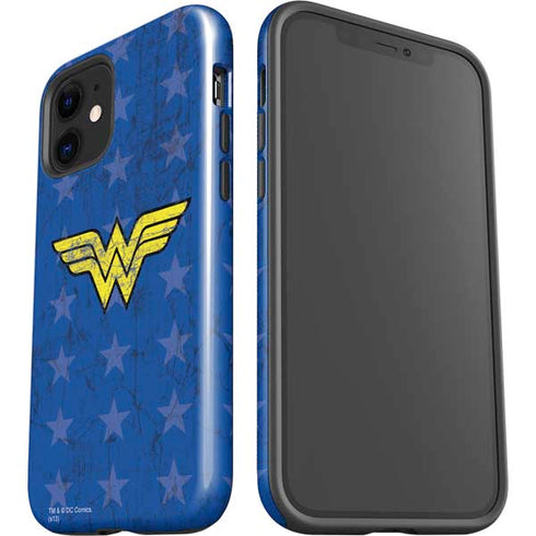 DC Comics Wonder Woman Emblem on Flag iPhone 12 Impact Case