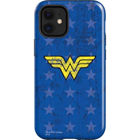 DC Comics Wonder Woman Emblem on Flag iPhone 12 Mini Impact Case
