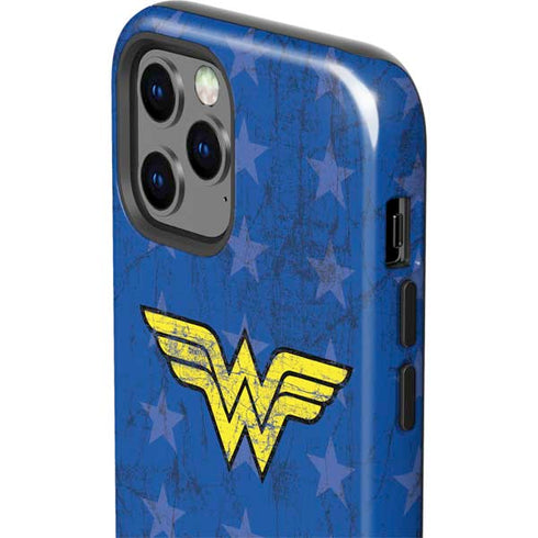 DC Comics Wonder Woman Emblem on Flag iPhone 12 Pro Impact Case