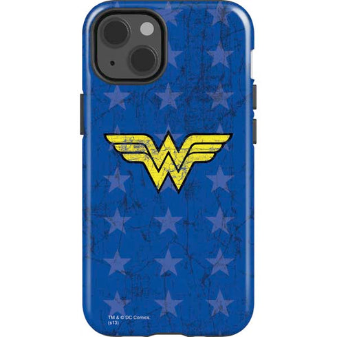 DC Comics Wonder Woman Emblem on Flag iPhone 13 Impact Case