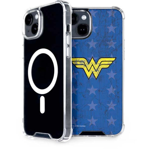 DC Comics Wonder Woman Emblem on Flag iPhone 13 MagSafe Case
