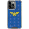 DC Comics Wonder Woman Emblem on Flag iPhone 15 Pro Clear Case