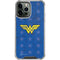 DC Comics Wonder Woman Emblem on Flag iPhone 14 Pro Max Clear Case