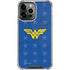 DC Comics Wonder Woman Emblem on Flag iPhone 14 Pro Max Clear Case