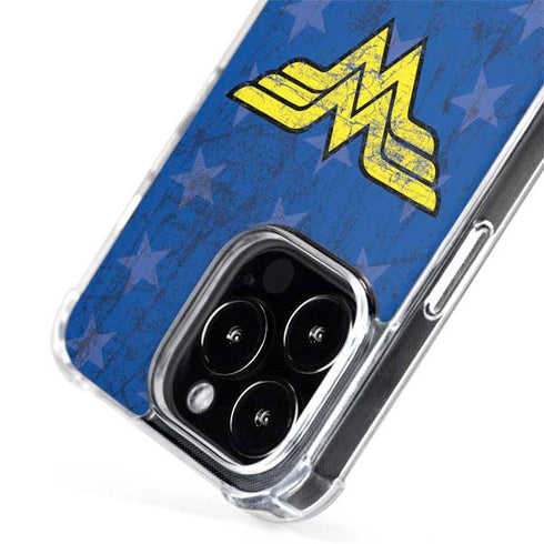DC Comics Wonder Woman Emblem on Flag iPhone 14 Pro Max MagSafe Case