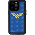 DC Comics Wonder Woman Emblem on Flag iPhone 14 Pro Waterproof Case