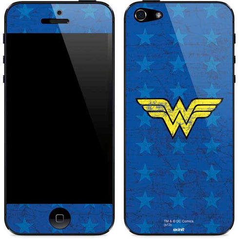 DC Comics Wonder Woman Emblem on Flag iPhone 5/5s/5SE Skin