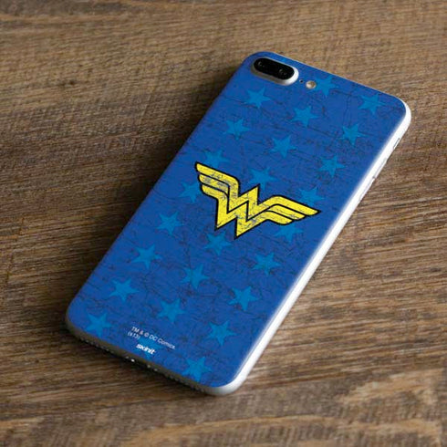 DC Comics Wonder Woman Emblem on Flag iPhone 7 Plus Skin