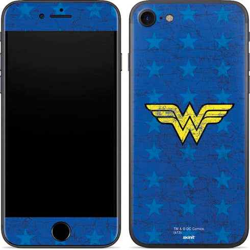 DC Comics Wonder Woman Emblem on Flag iPhone 8 Skin