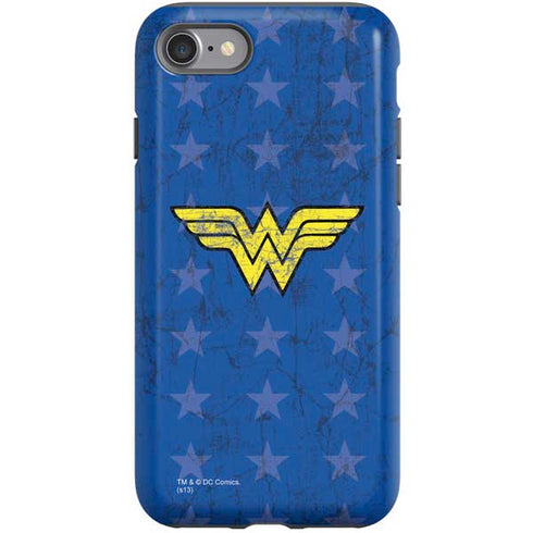 DC Comics Wonder Woman Emblem on Flag iPhone SE (2nd & 3rd Gen) Pro Case