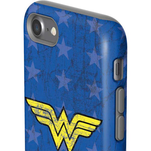 DC Comics Wonder Woman Emblem on Flag iPhone SE (2nd & 3rd Gen) Pro Case