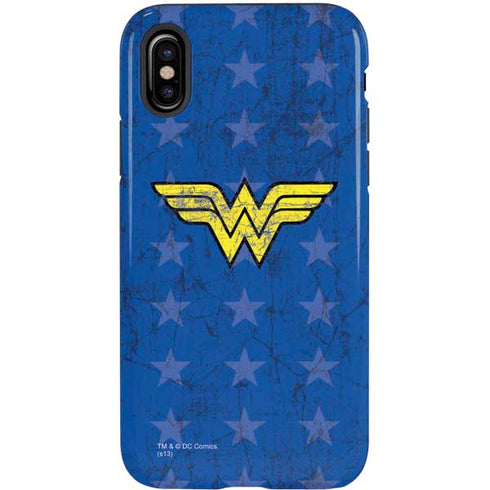 DC Comics Wonder Woman Emblem on Flag iPhone X Pro Case