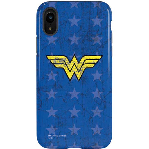 DC Comics Wonder Woman Emblem on Flag iPhone XR Pro Case