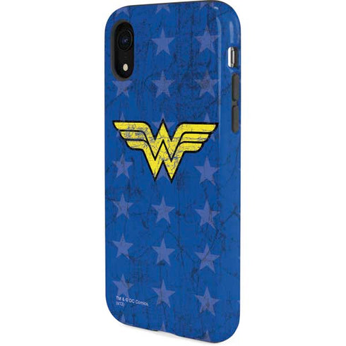 DC Comics Wonder Woman Emblem on Flag iPhone XR Pro Case