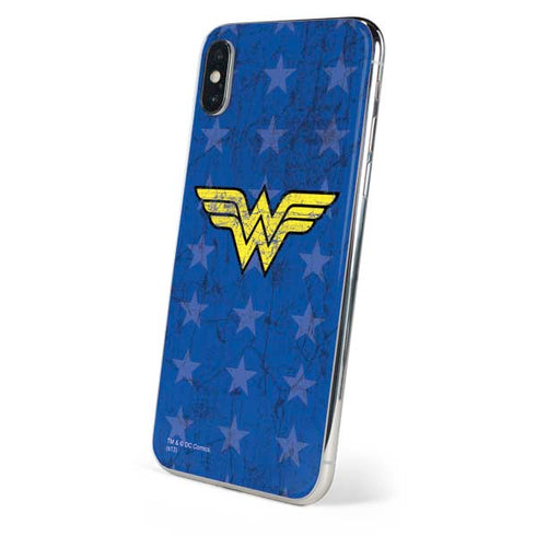 DC Comics Wonder Woman Emblem on Flag iPhone XS Max Skin