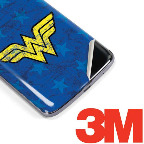 DC Comics Wonder Woman Emblem on Flag Moto E5 Plus Skin