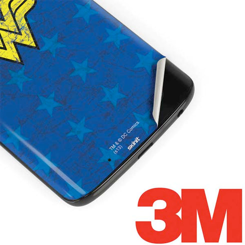 DC Comics Wonder Woman Emblem on Flag Moto G6 Skin